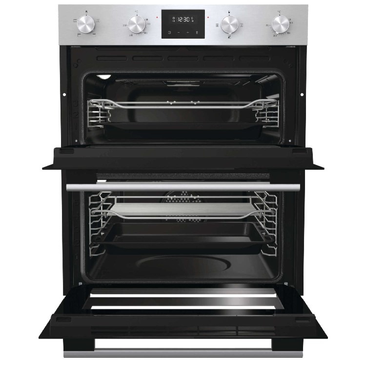 Hisense BID75211XUK Built-Under Electric Double Oven - Stainless Steel - Image 2