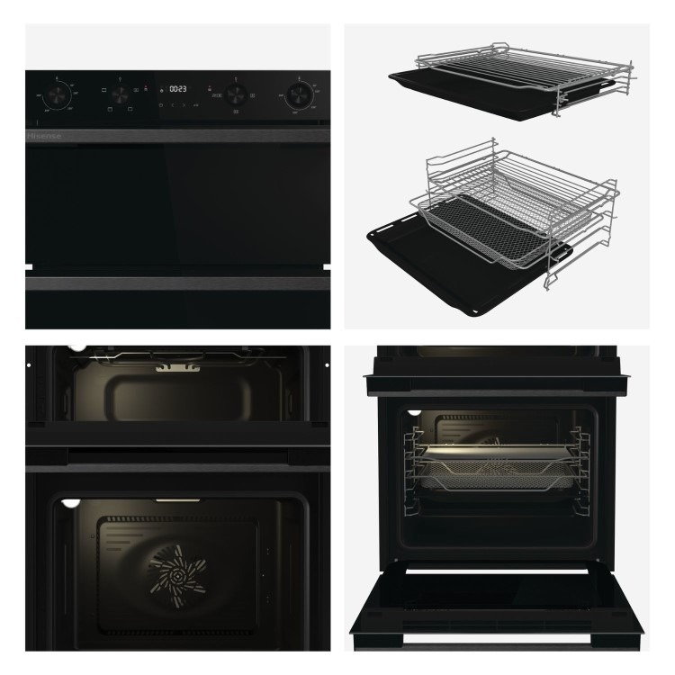 Hisense Hi6 BID914221ADBG Built-In Electric Double Oven - Black - Image 13