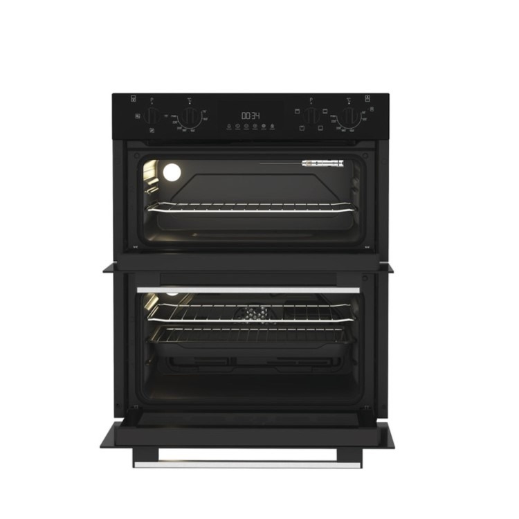 Indesit DUI10DB Electric Built Under Double Oven - Black - Image 2