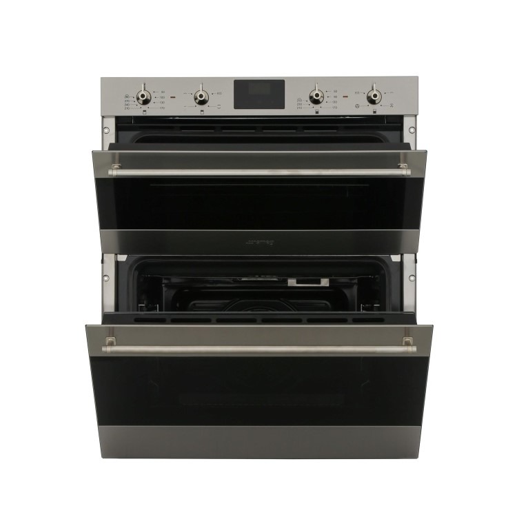 Smeg DUSF6300X Classic Built-Under Electric Double Oven - Stainless Steel - Image 2