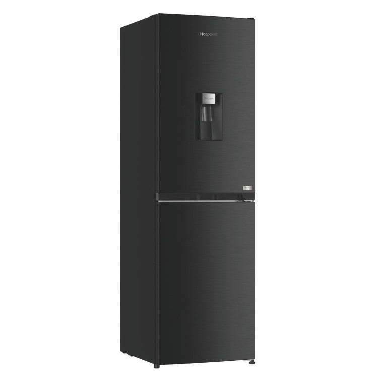 Hotpoint 244 Litre 50/50 Freestanding Fridge Freezer - Black Steel - Image 2