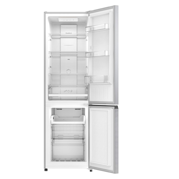 Indesit 250 Litre 70/30 Freestanding Fridge Freezer - Silver - Image 2