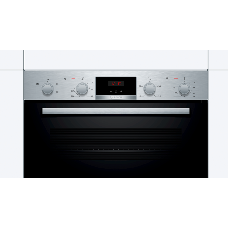 Bosch Series 2 MHA133BR0B Built-In Electric Double Oven - Stainless Steel - Image 2