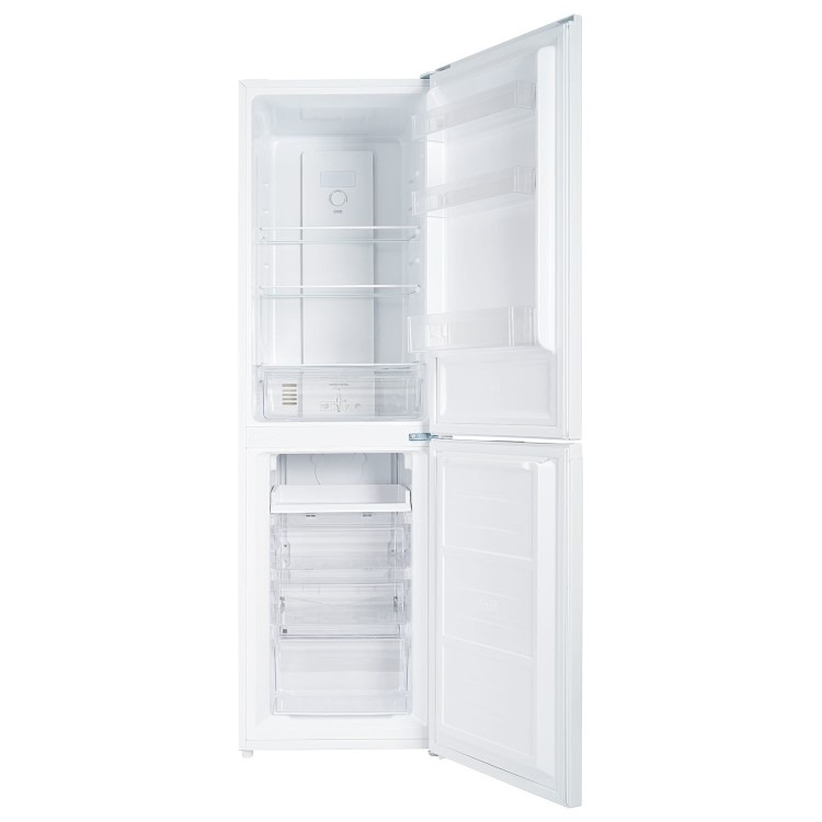 electriQ No Frost 247 Litre 50/50 Freestanding Fridge Freezer – White - Image 3