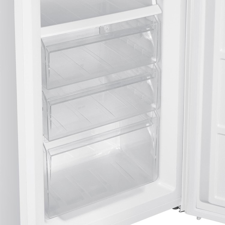electriQ 245 Litre 50/50 Freestanding Fridge Freezer - White - Image 3