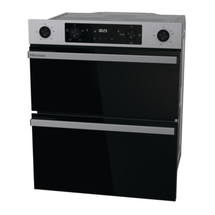Hisense Hi6 BUD714221AX Built-Under Electric Double Oven - Stainless Steel - Image 3
