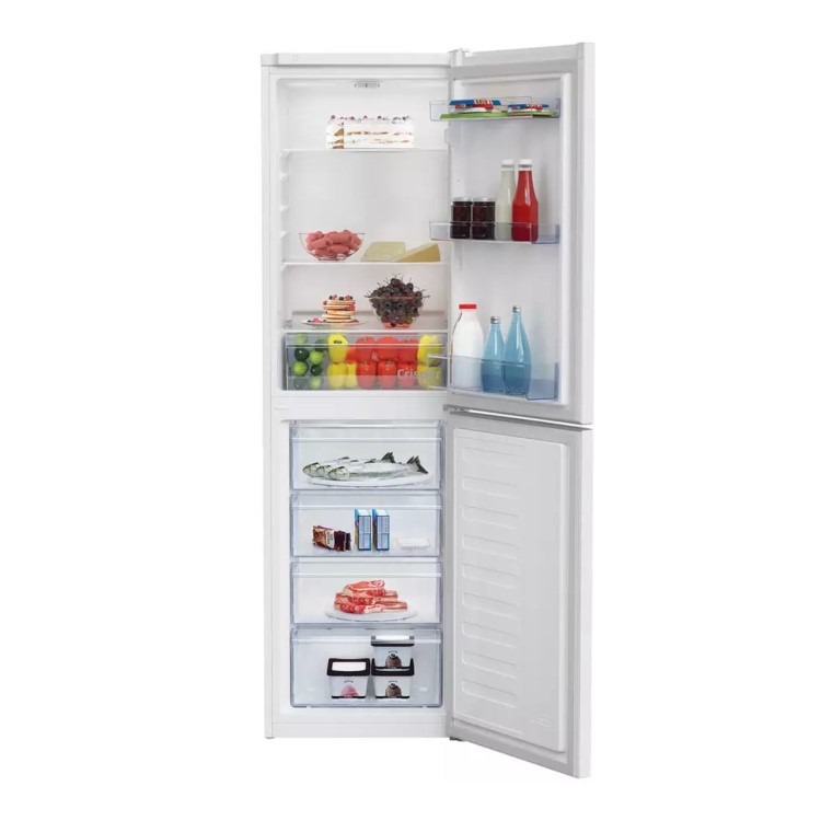 Beko 270 Litre 50/50 Freestanding Fridge Freezer - White - Image 3