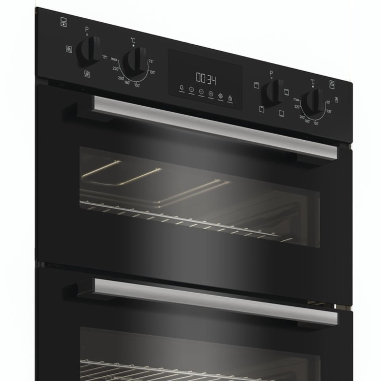 Indesit DUI10DB Electric Built Under Double Oven - Black - Image 3