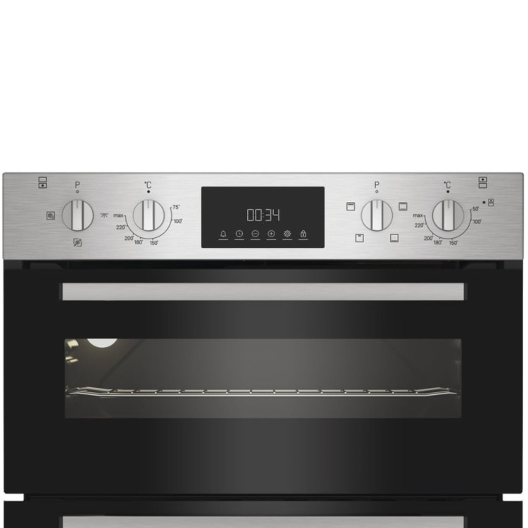 Indesit DUI10DIX Electric Built Under Double Oven - Stainless Steel - Image 3