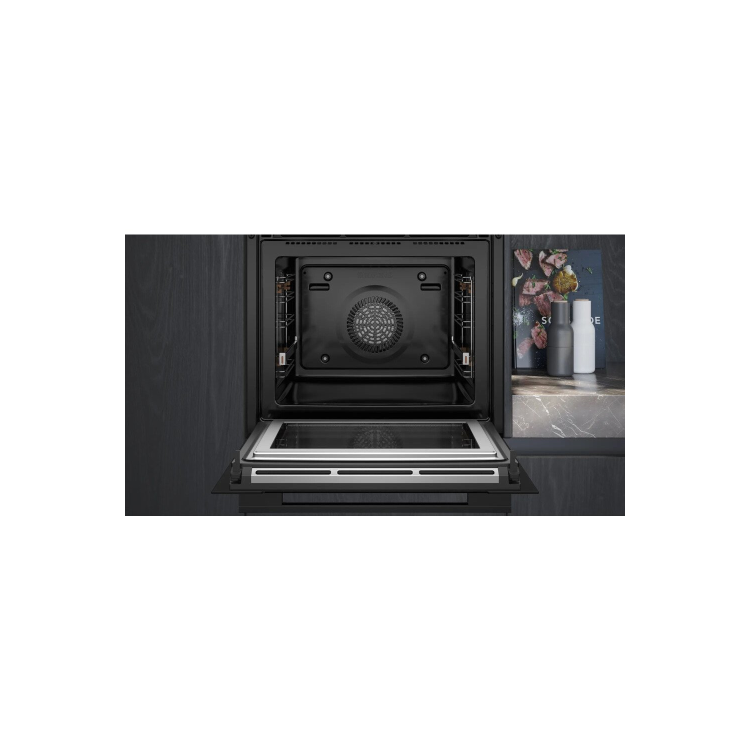 Refurbished Siemens iQ700 Built In Combination Microwave Oven - Black - Image 3