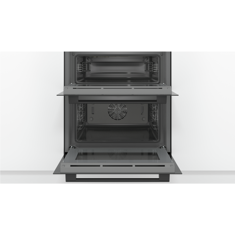 Bosch Series 4 NBS533BB0B Built-Under Electric Double Oven - Black - Image 3