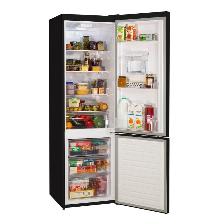 Russell Hobbs 279 Litre 70/30 Freestanding Fridge Freezer with Water Dispenser - Black - Image 3