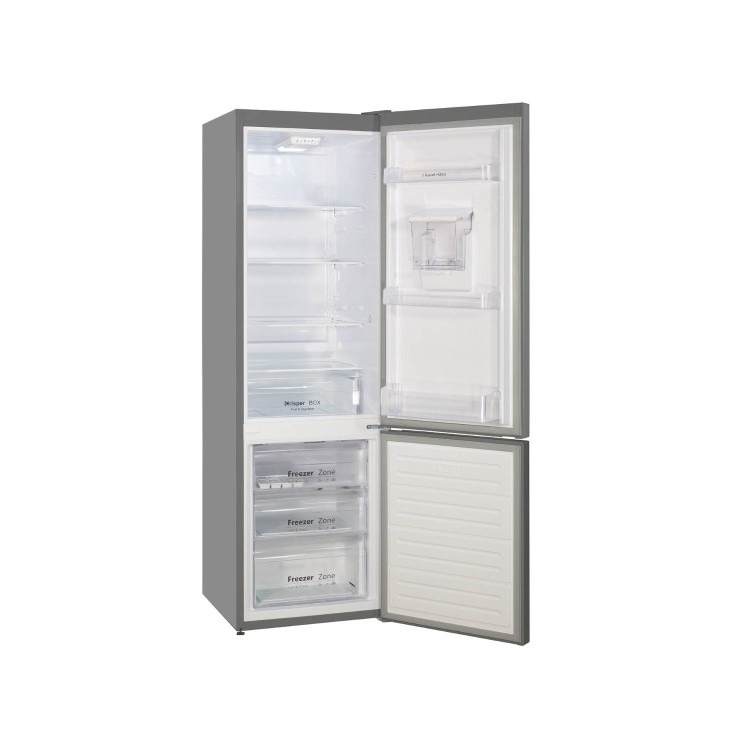 Russell Hobbs 279 Litre 70/30 Freestanding Fridge Freezer with Water Dispenser - Silver - Image 3