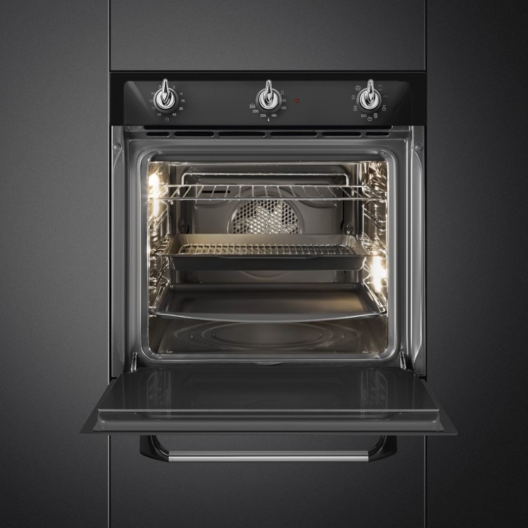 Smeg SF6905N1 Victoria Electric Single Oven - Black - Image 3