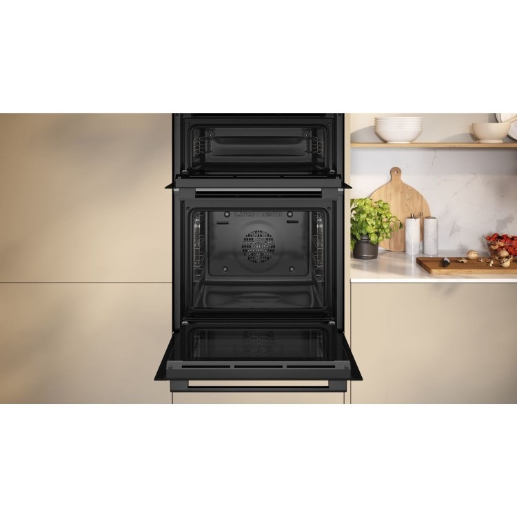 Neff N50 U1ACE2AG3B Built-In Double Oven - Graphite - Image 3