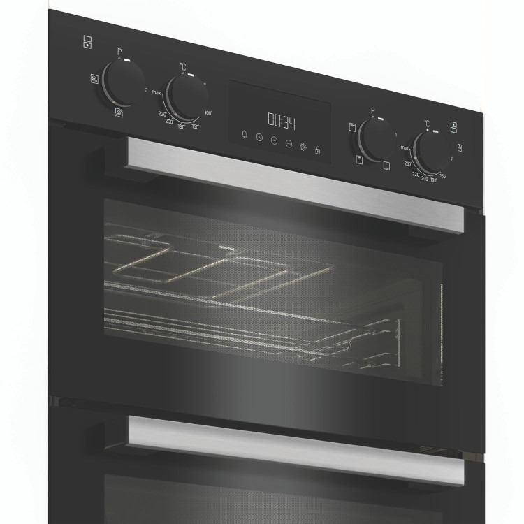 Hotpoint DIH10DB Built-In Electric Double Oven - Black - Image 4