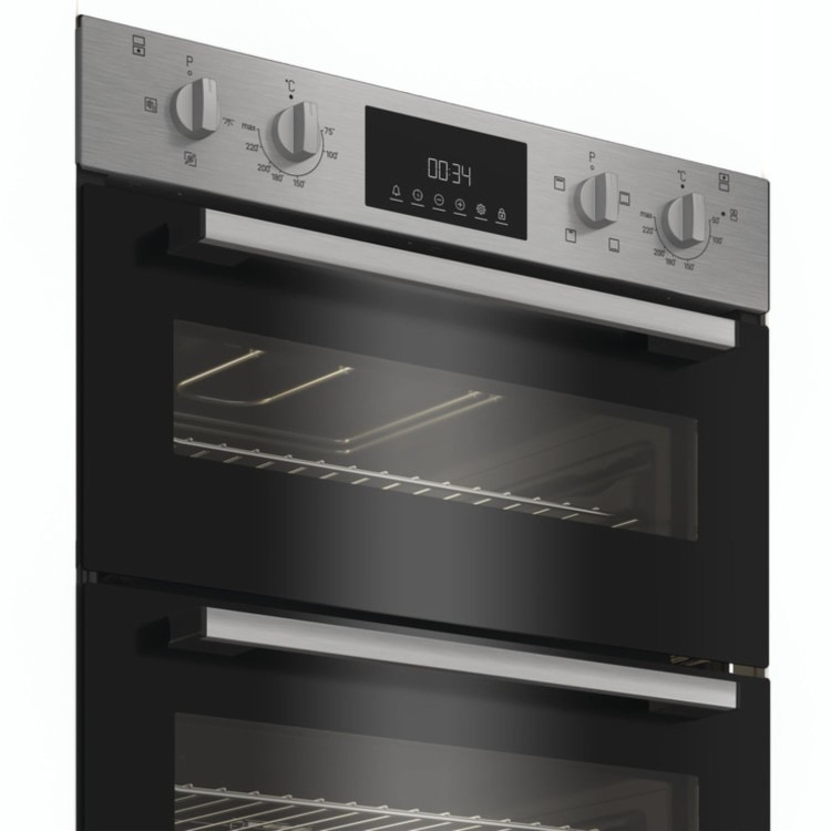 Indesit DUI10DIX Electric Built Under Double Oven - Stainless Steel - Image 4