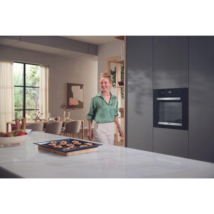 Miele H2455BP Active Electric Single Oven - Black - Image 3