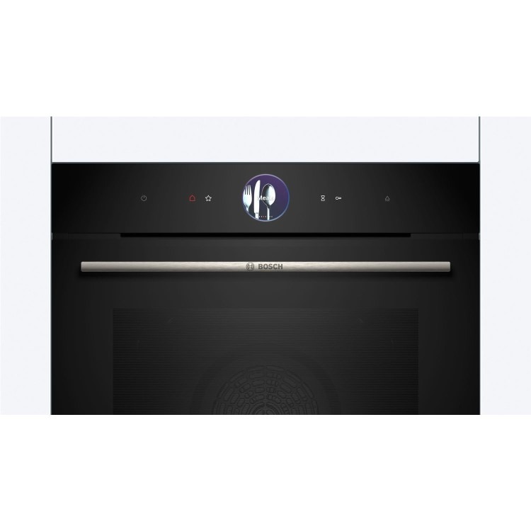 Refurbished Bosch Series 8 HSG7584B1 60cm Single Built In Electric Oven Black - Image 3