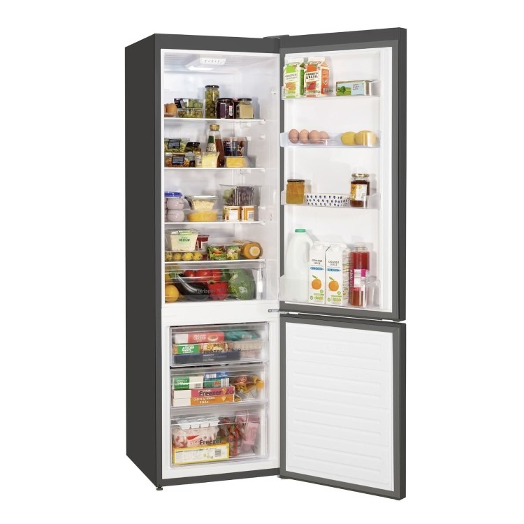 Russell Hobbs 279 Litre 70/30 Freestanding Fridge Freezer - Dark Steel - Image 4