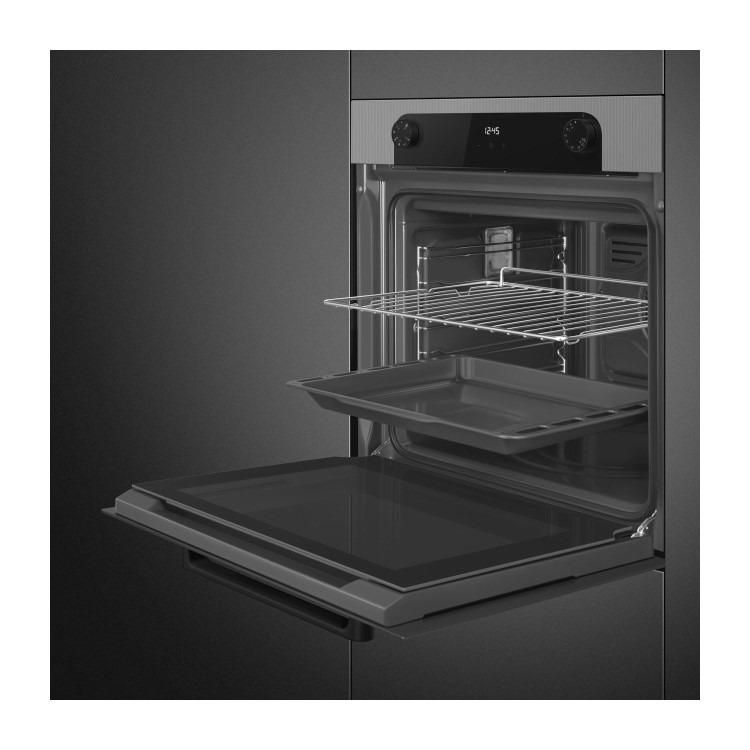 Smeg SF6200TSI Musa Electric Single Oven - Silver - Image 3