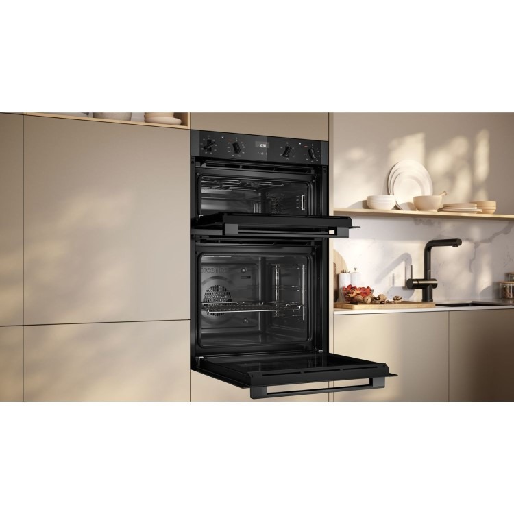 Neff N50 U1ACE2AG3B Built-In Double Oven - Graphite - Image 5