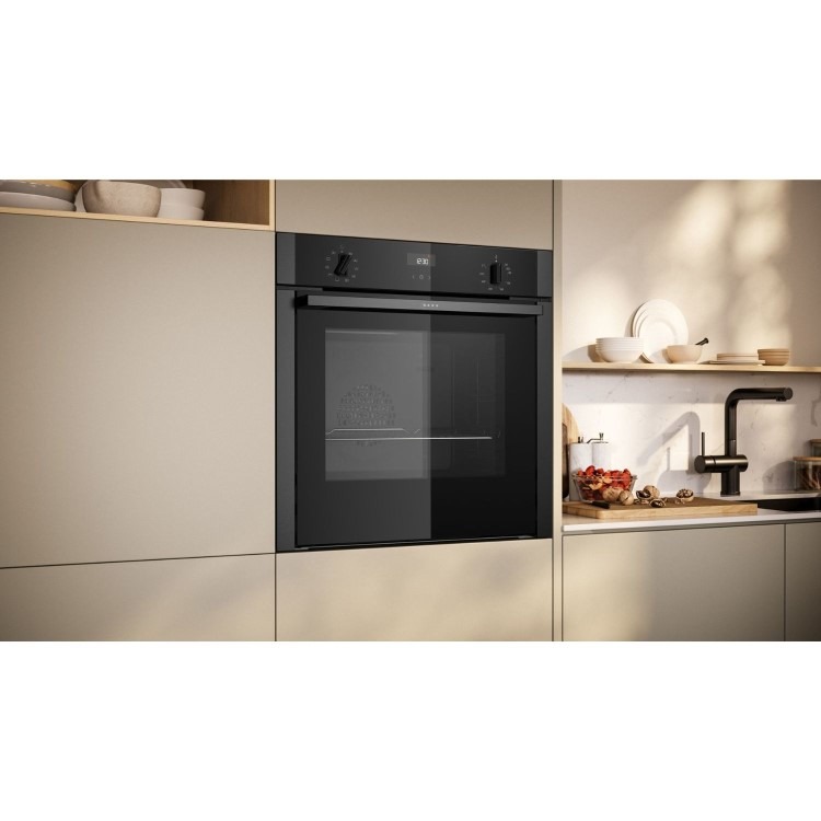 Neff N50 B3ACE4AG3B Slide and Hide Electric Single Oven - Graphite - Image 5