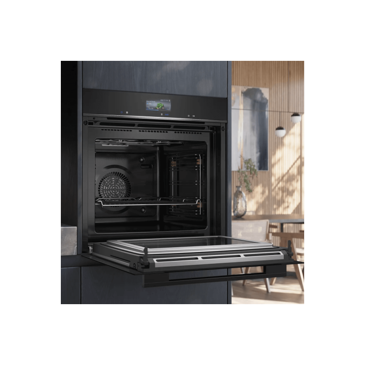 Siemens iQ700 Built-In Combination Microwave Oven - Black - Image 3