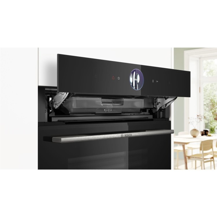 Refurbished Bosch Series 8 HSG7584B1 60cm Single Built In Electric Oven Black - Image 6