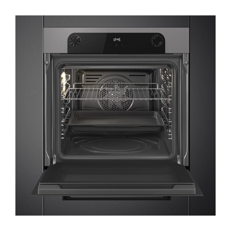 Smeg SF6200TSI Musa Electric Single Oven - Silver - Image 4