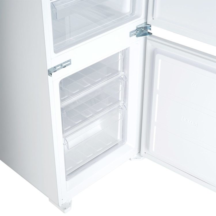 electriQ 249 Litre 70/30 Integrated Fridge Freezer - White - Image 6