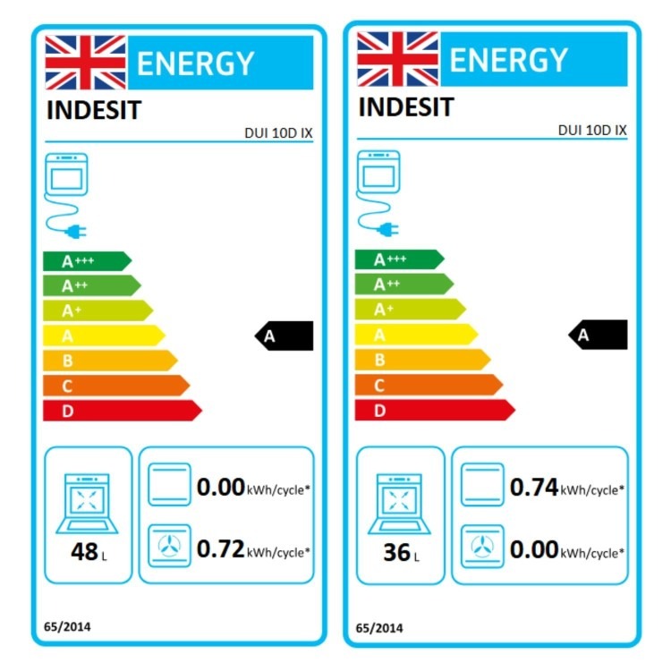 Indesit DUI10DIX Electric Built Under Double Oven - Stainless Steel - Image 7