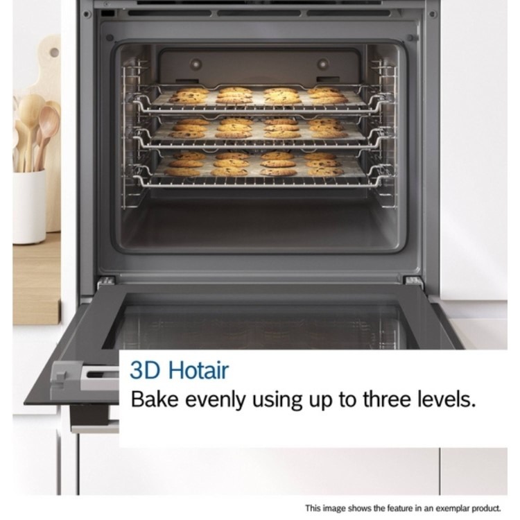 Bosch Series 6 MBA578BS7B Electric Built-In Double Oven - Stainless Steel - Image 7