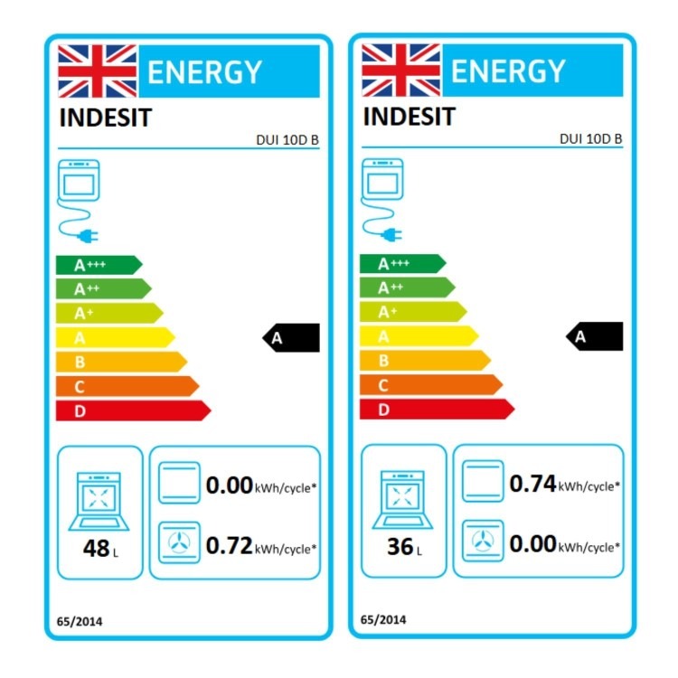 Indesit DUI10DB Electric Built Under Double Oven - Black - Image 8