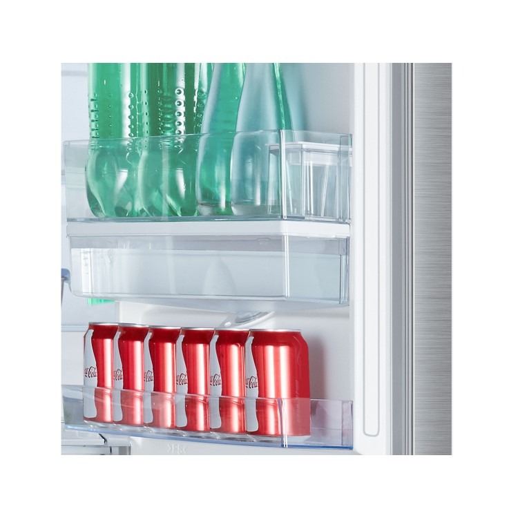 Hisense 304 Litre 60/40 Freestanding Fridge Freezer - Stainless Steel - Image 8