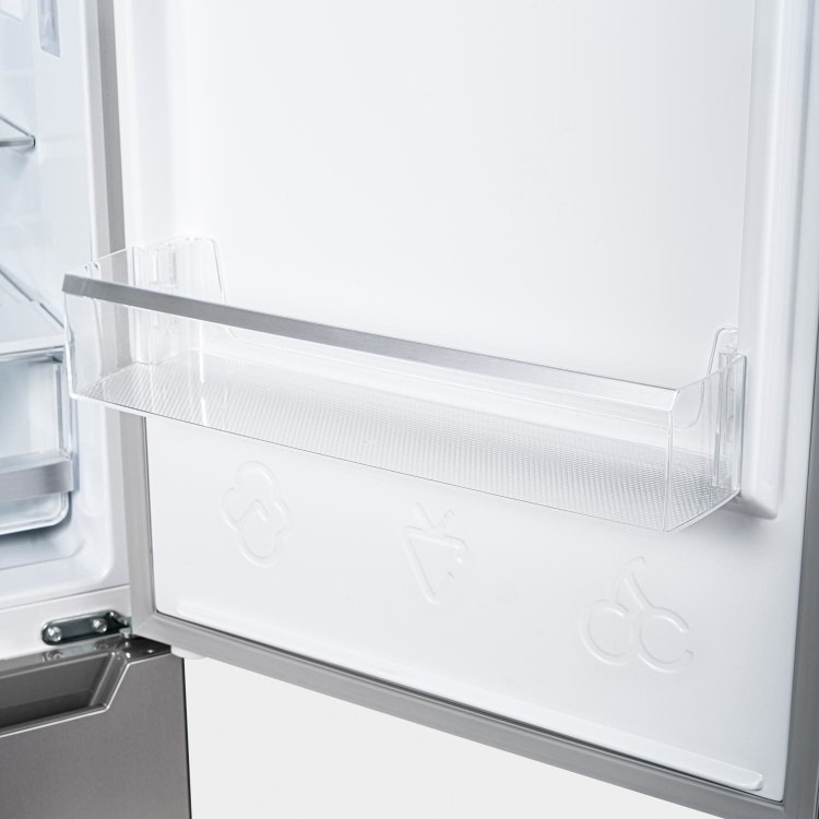 electriQ 282 Litre Fridge Freezer - Total No Frost in Stainless Steel - Image 9