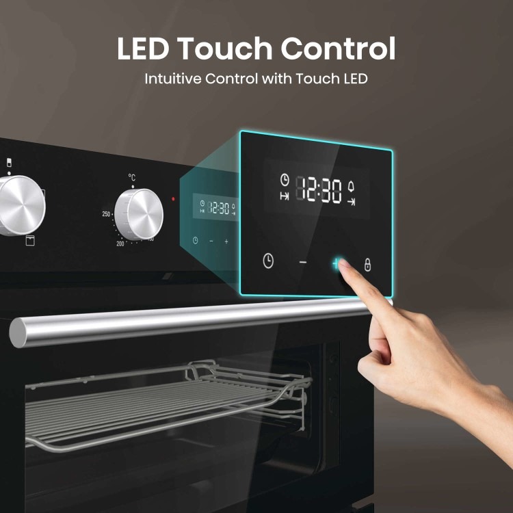 Hisense BID95211BGUK Built-In Electric Double Oven - Black - Image 9
