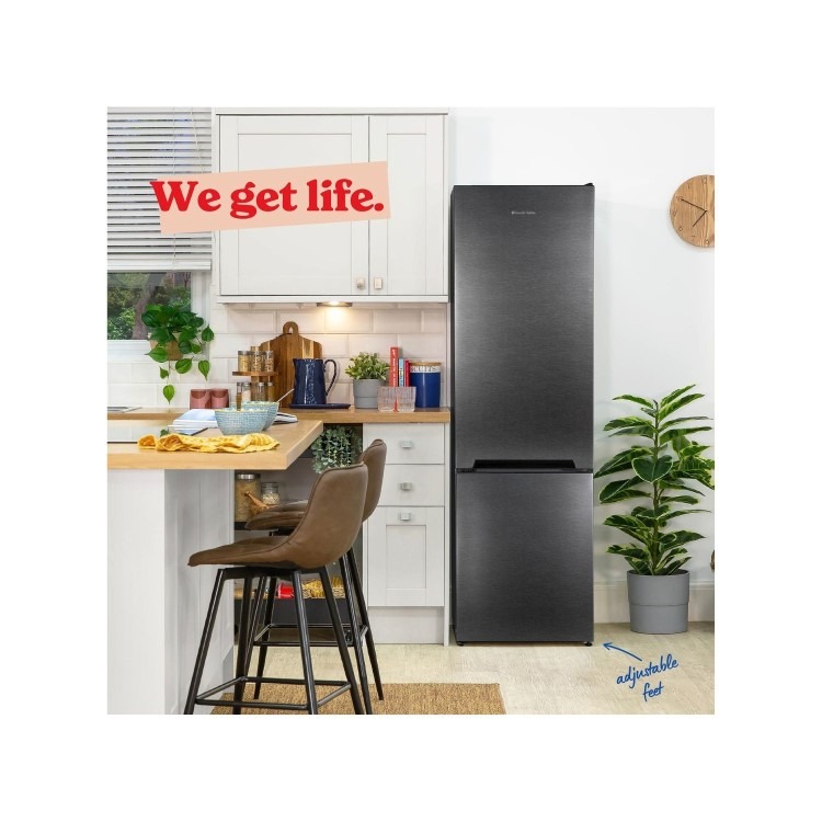 Russell Hobbs 279 Litre 70/30 Freestanding Fridge Freezer - Dark Steel - Image 9