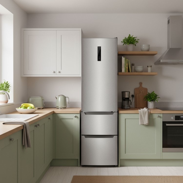 electriQ 282 Litre Fridge Freezer - Total No Frost in Stainless Steel - Image 10