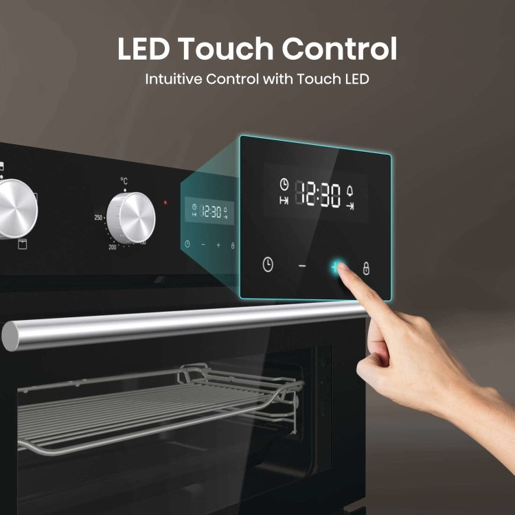 Hisense BID75211BGUK Built-Under Electric Double Oven - Black - Image 10