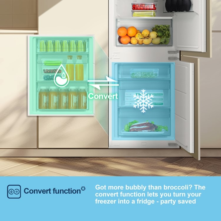 Fridgemaster 252 Litre 70/30 Integrated Fridge Freezer - Image 10