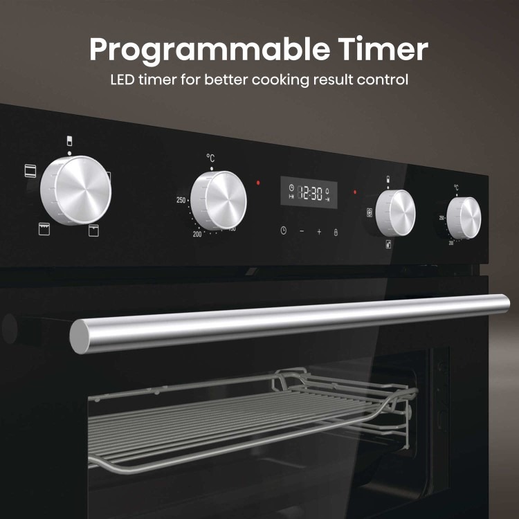 Hisense BID75211BGUK Built-Under Electric Double Oven - Black - Image 11