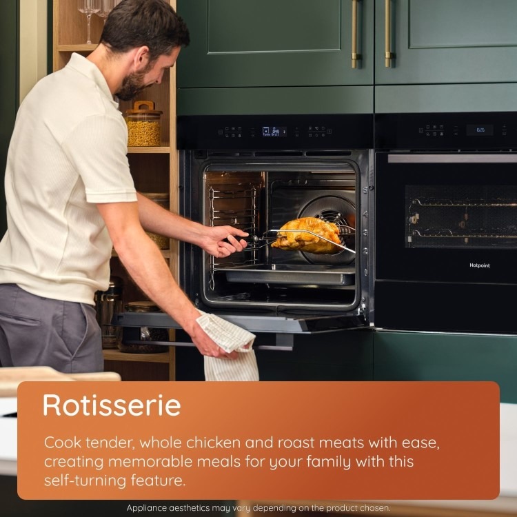 Hotpoint Class 6 HOI68PPT2SBUK Fan Single Oven with Air Fry - Black - Image 6