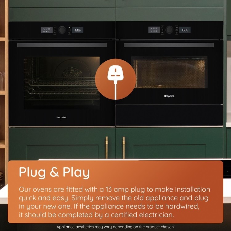 Hotpoint Class 6 HOI68HT0SXUK Electric Multifunction Single Oven with Air Fry - Image 6