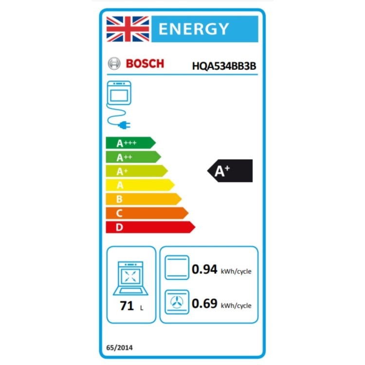 Bosch Series 4 HQA534BB3B Electric Single Oven - Black - Image 11