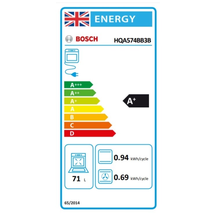 Bosch Series 4 HQA574BB3B Electric Self Cleaning Single Oven - Black - Image 10