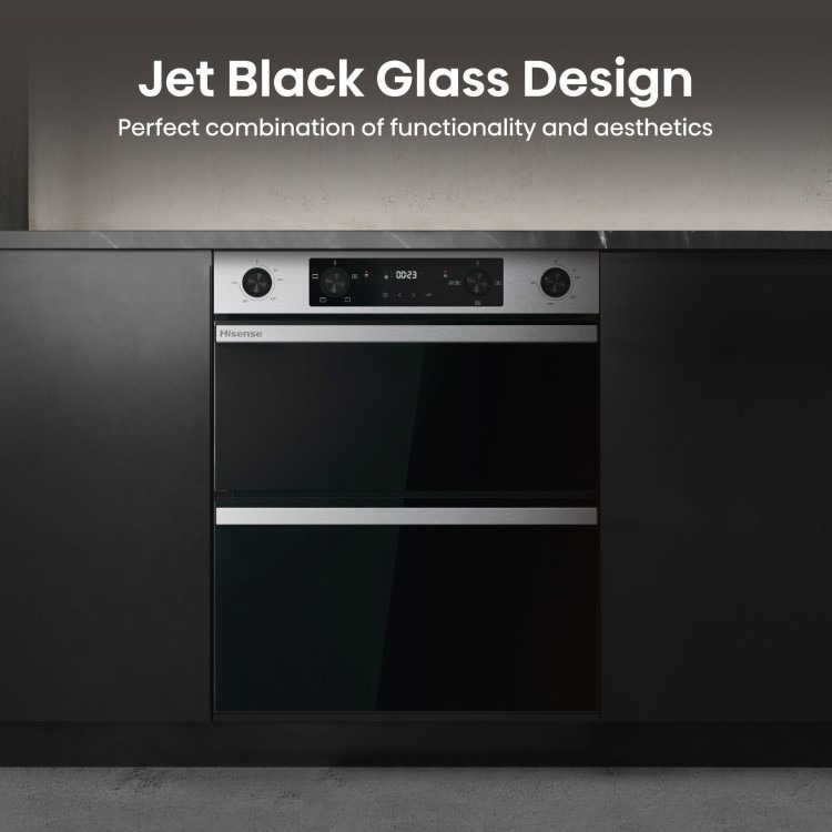 Hisense Hi6 BUD714221CX Built-Under Electric Double Oven - Stainless Steel - Image 13