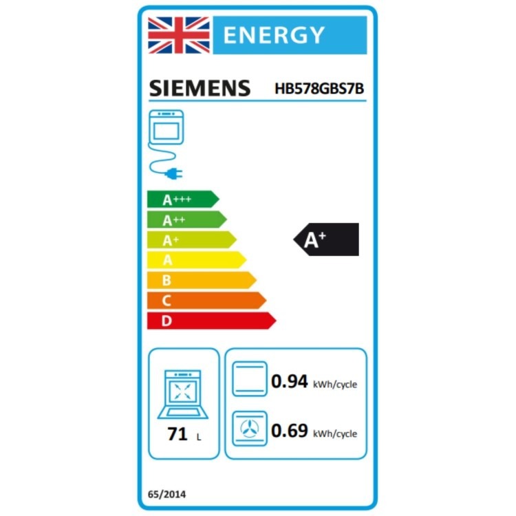 Siemens iQ500 HB578GBS7B Electric Single Oven - Stainless Steel - Image 12