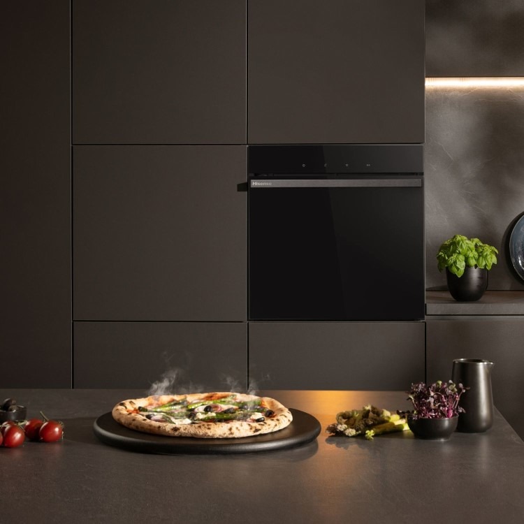 Hisense HO66FAPizzaChef Blackline PizzaChef Electric Single Oven - Black - Image 3