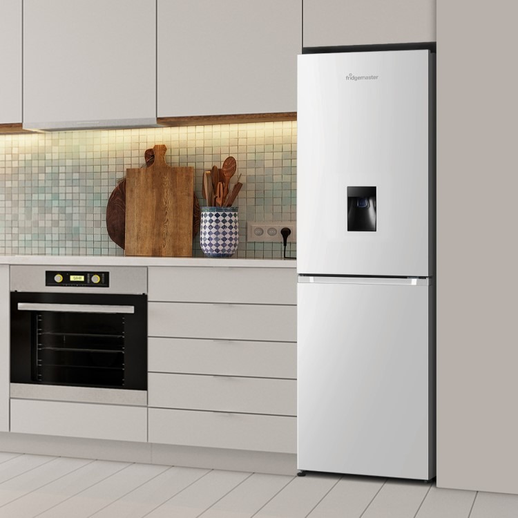 Fridgemaster 256 Litre 50/50 Freestanding Fridge Freezer - White - Image 6